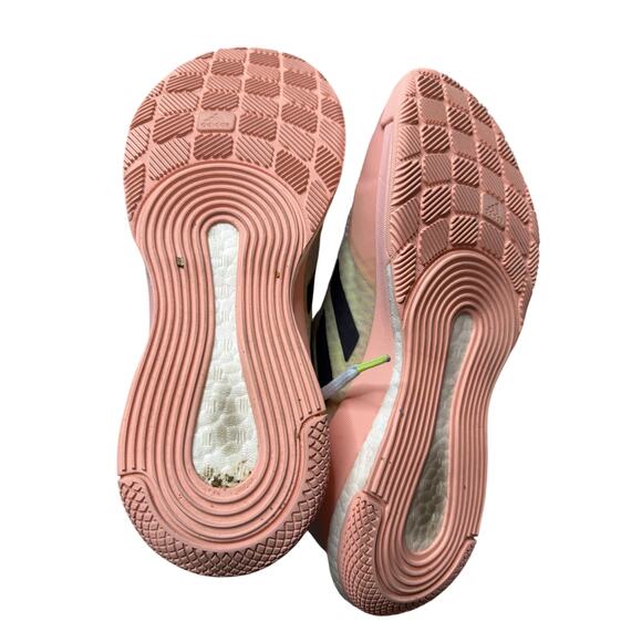 Adidas Crazyflight FX1781 Women’s 9.5 Halo Blue Pink BOOST Indoor Court Shoes - Picture 8 of 9